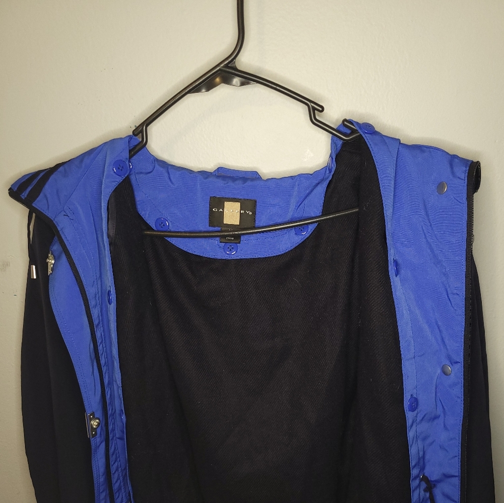 Gallery hooded zip-up jacket